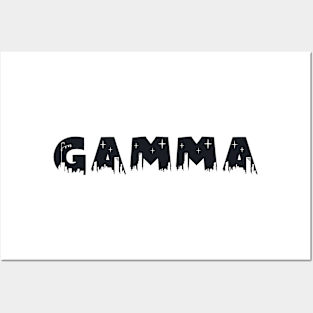 Gamma Cityscape Letters Posters and Art